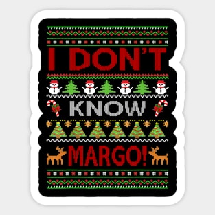 Christmas Vacation Todd & Margo - Christmas Vacation Sticker